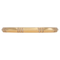 Tiffany & Co. Atlas Bangle Bracelet with Diamonds
