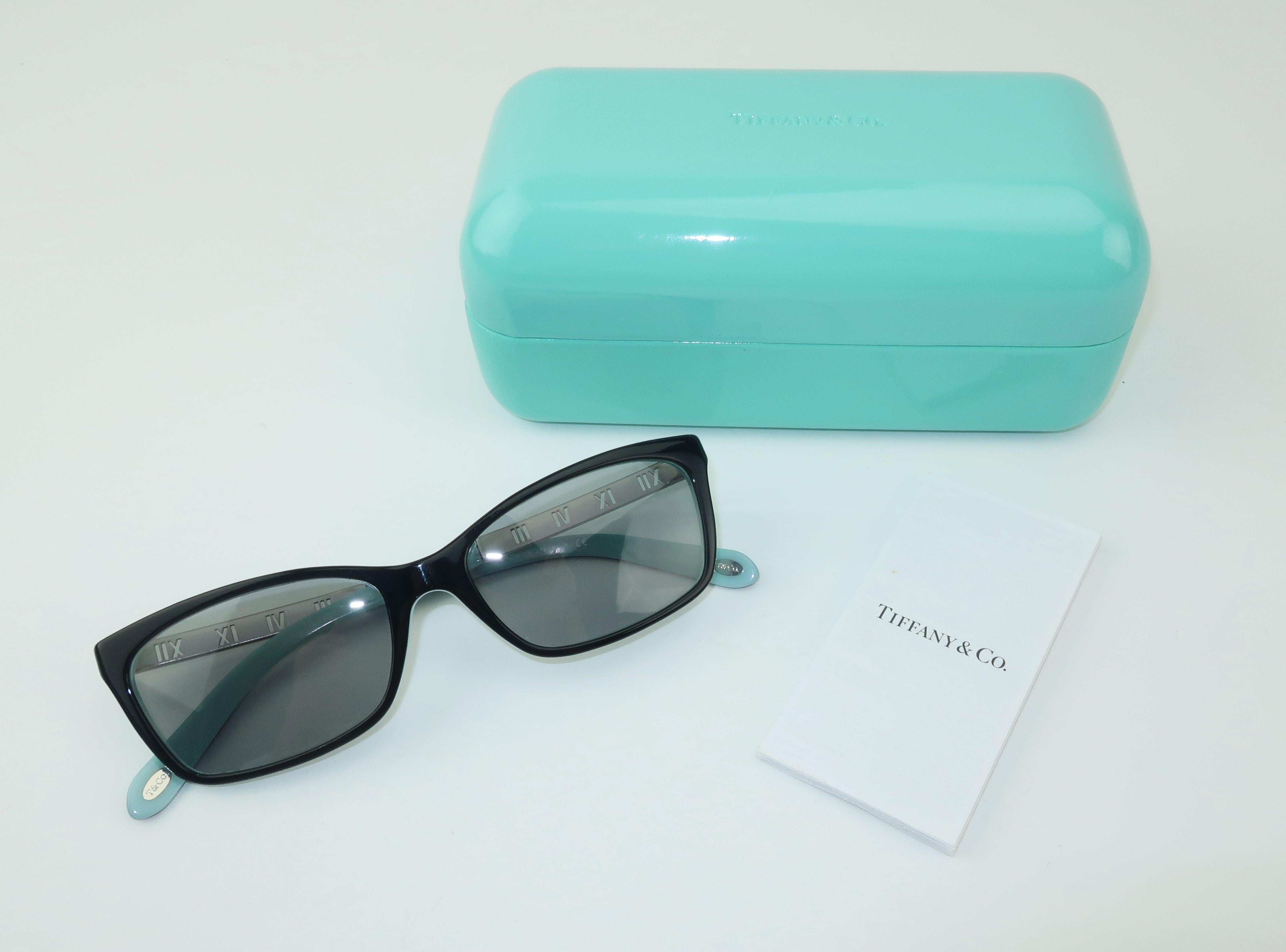 Tiffany & Co. Atlas Black & Blue Sunglasses 3