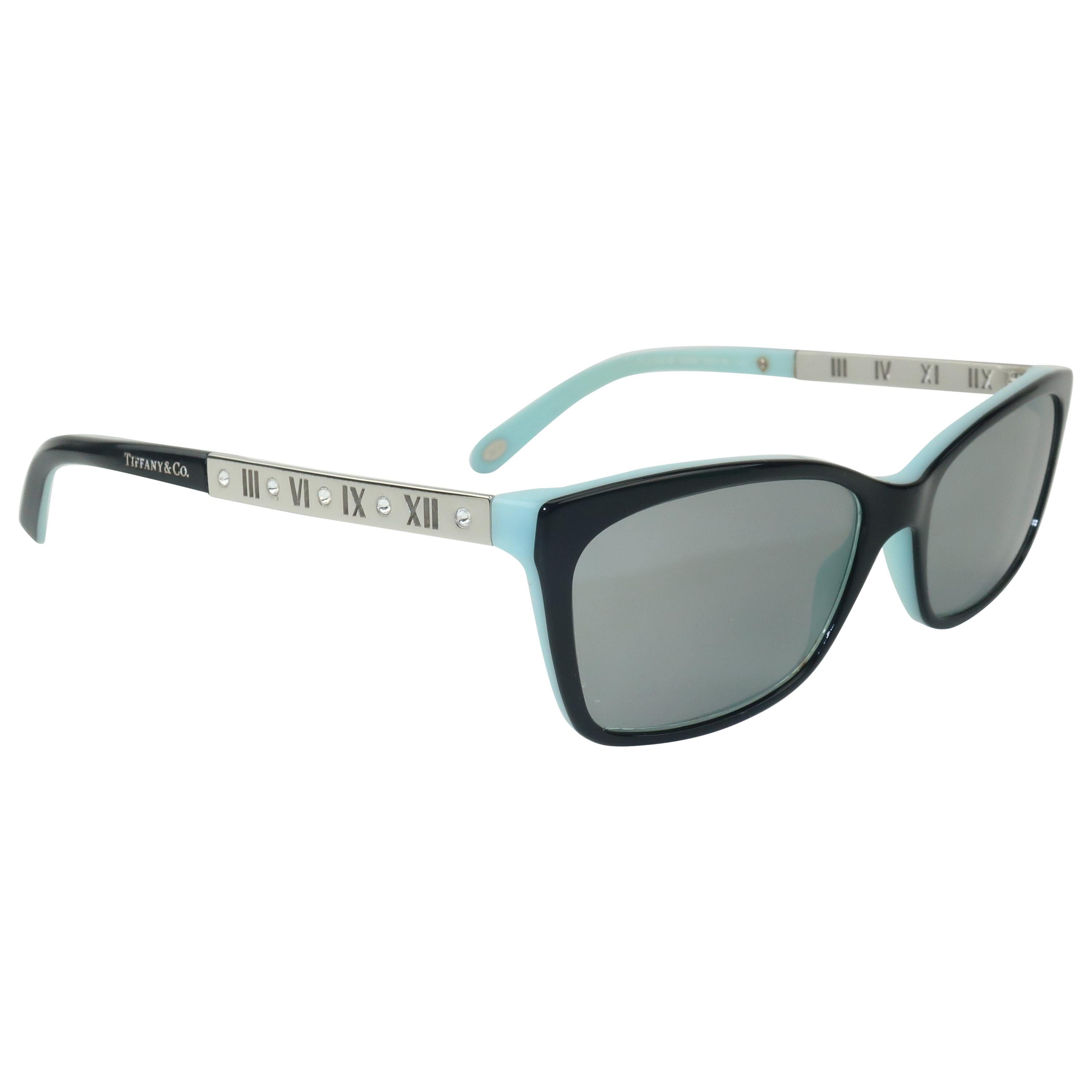 Co. Atlas Black and Blue Sunglasses 
