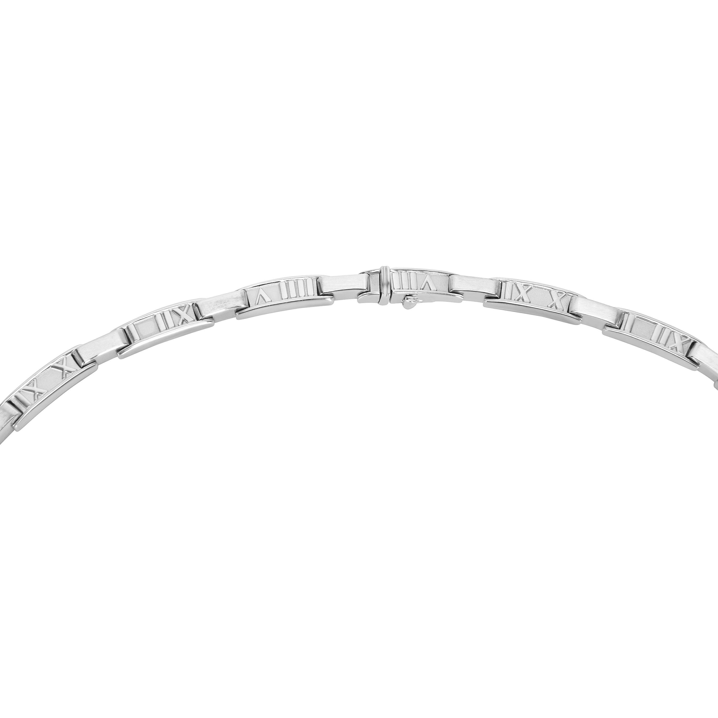 Women's Tiffany & Co. Atlas Collar Diamond Necklace in 18 Karat White Gold 1.50 Carat