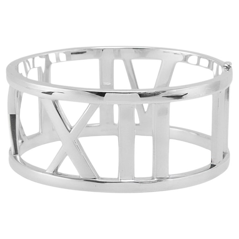 Tiffany and Atlas Collection AG 925 Sterling Silver Wide Roman