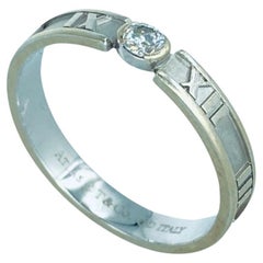 Tiffany & Co. Atlas Collection Diamond Solitaire Engagement Ring or Band