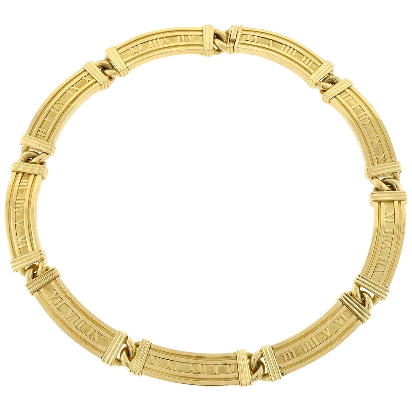 Tiffany & Co. Atlas Collection Necklace 18 Karat Yellow Gold