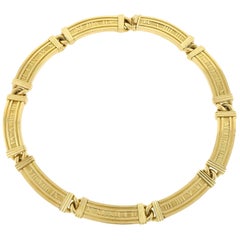 Tiffany & Co. Atlas Collection Halskette aus 18 Karat Gelbgold