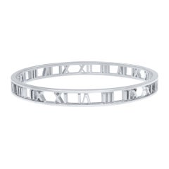 Tiffany & Co., Jewelry, Tiffany Co Roman Numeral Silver Cuff Bracelet