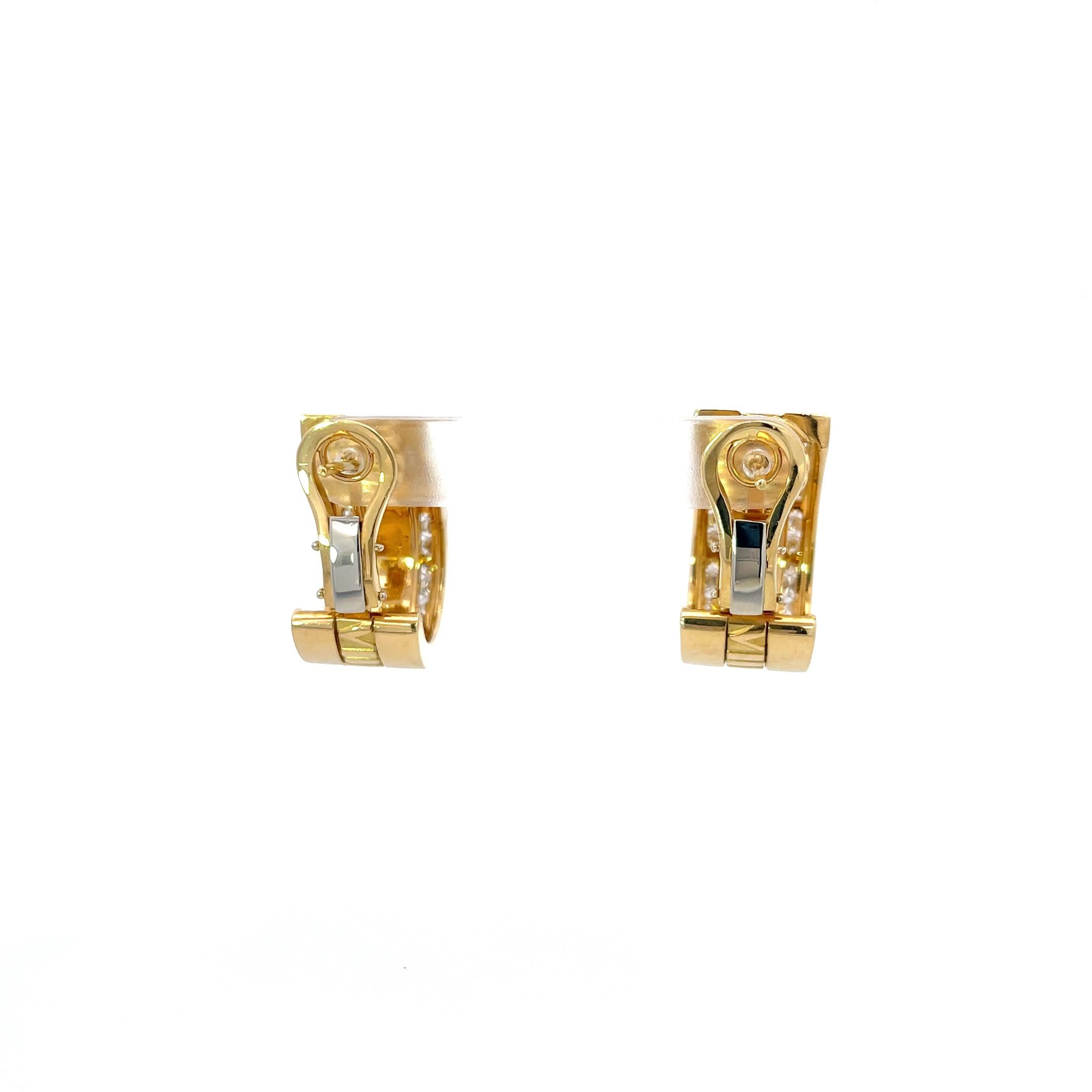 Tiffany & Co. Atlas Kollektion Set aus Halskette und Ohrringen 18K Gelbgold im Angebot 5