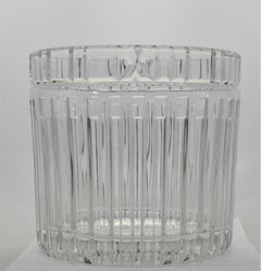 Tiffany & Co. Atlas Crystal Glass Champagne Ice Cooler Bucket