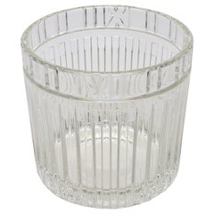 Tiffany & Co. Atlas Crystal Glass Champagne Ice Cooler Bucket