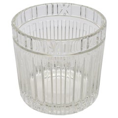 Tiffany & Co. Atlas Crystal Glass Champagne Ice Cooler Bucket