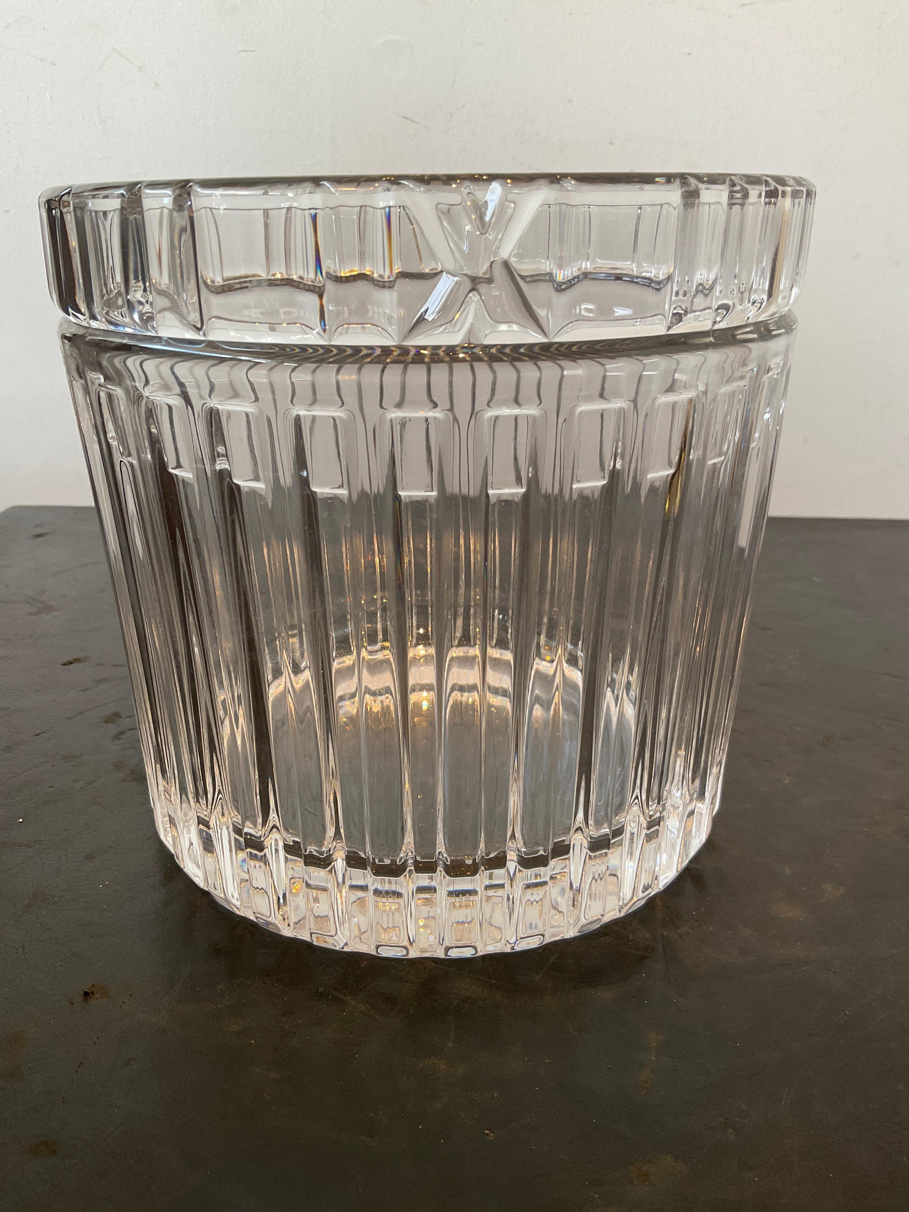 tiffany crystal ice bucket