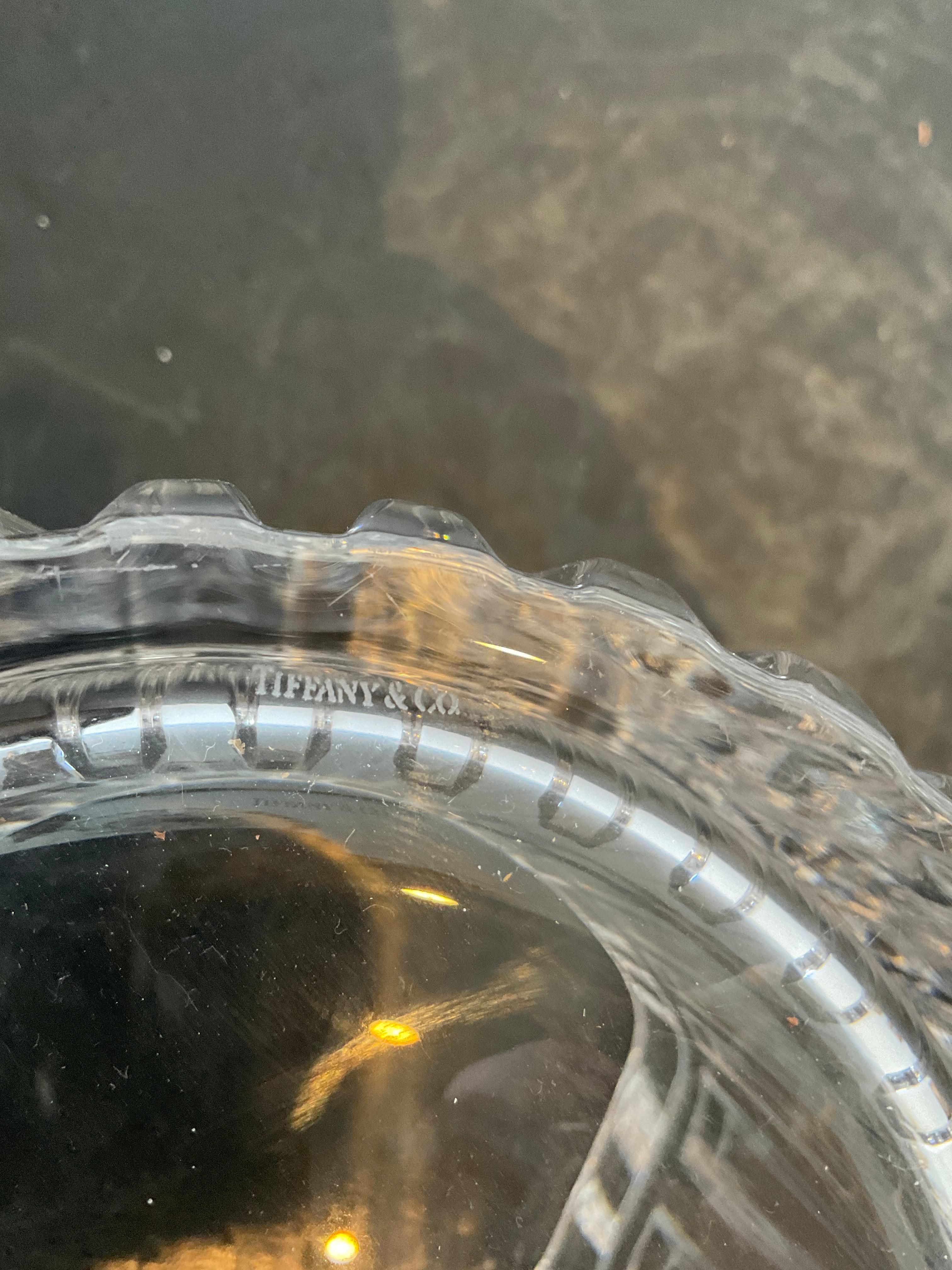 tiffany glass ice bucket