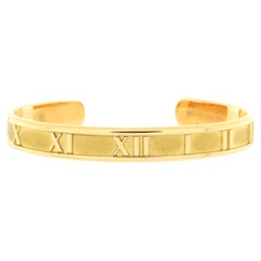 Tiffany & Co. Bracelet manchette Atlas en or jaune 18 carats