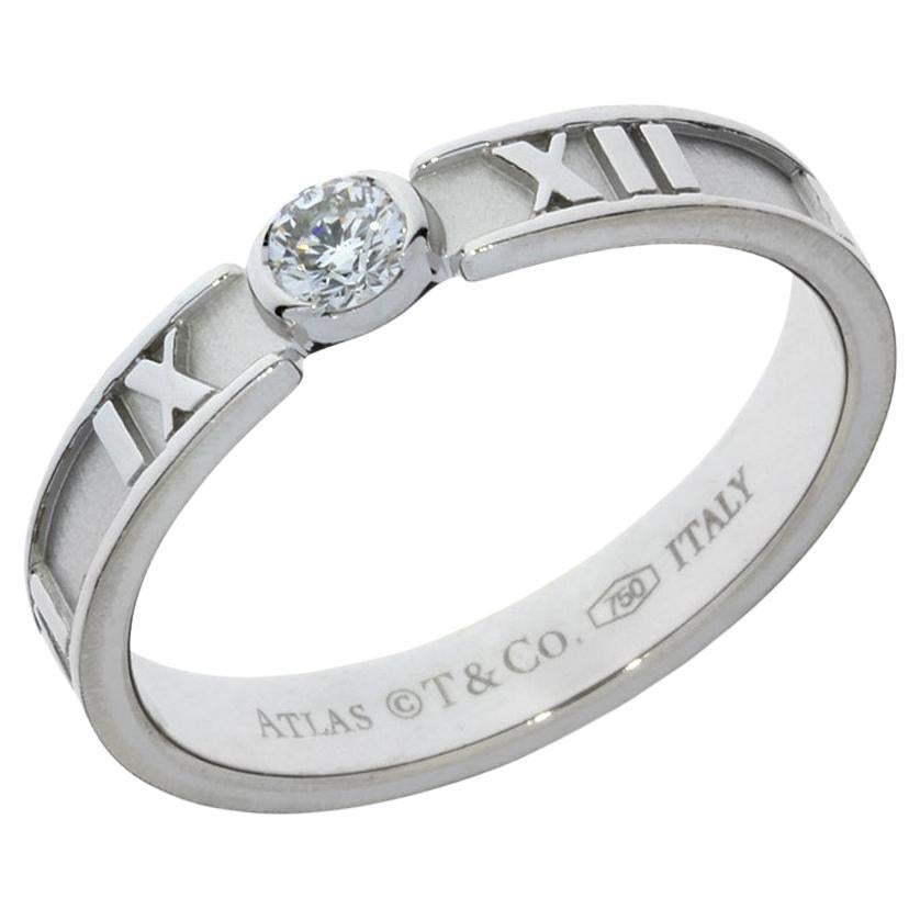 Tiffany & Co. Atlas Diamond 18K Ring