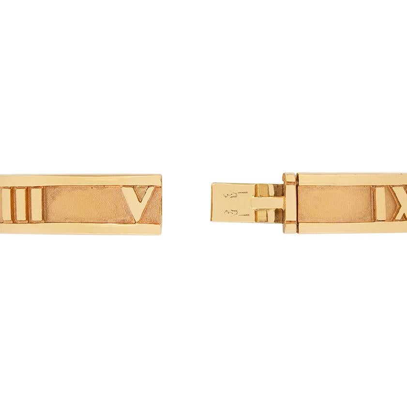 Contemporain Tiffany & Co. Bracelet Atlas en or rose et diamants en vente