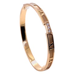 Tiffany & Co. ‘Atlas’ Diamond and Rose Gold Bracelet