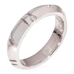 Tiffany & Co. Atlas Diamond Band in 18k White Gold 0.1 CTW