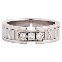 Tiffany & Co. Atlas Diamond Band in 18k White Gold