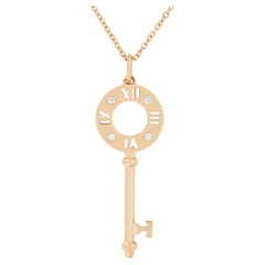 Tiffany & Co. ‘Atlas’ Diamond Key Pendant
