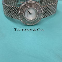 Tiffany & Co. Atlas Diamond Ladies Watch – 27mm, 18ct White Gold, Ref. 050750022