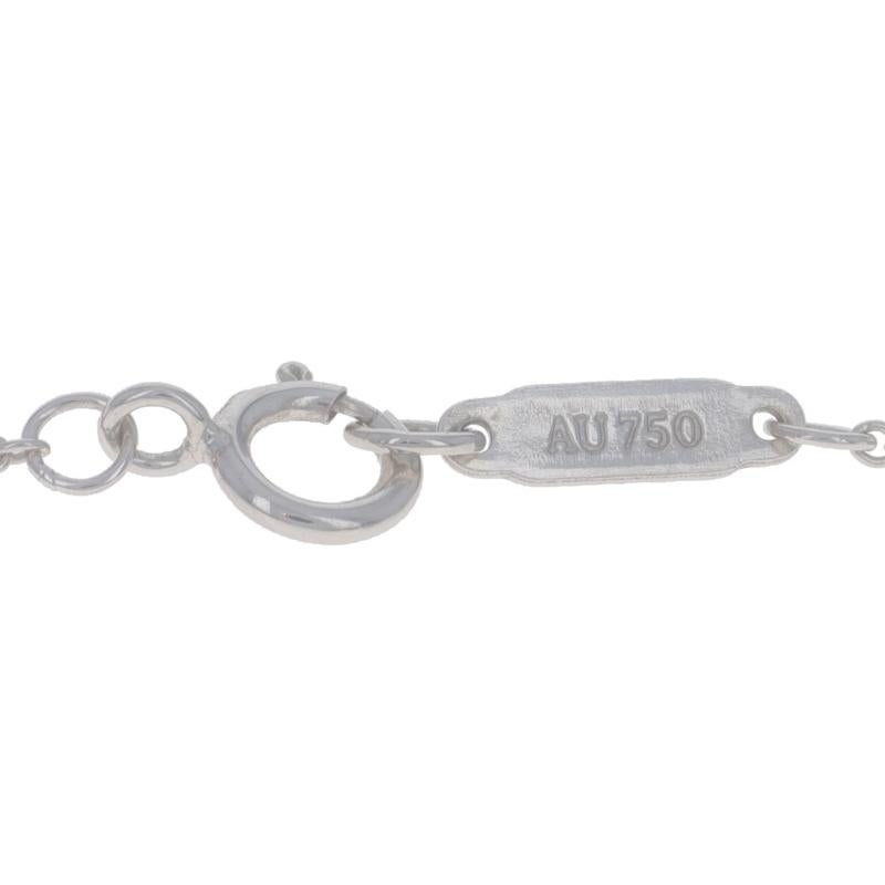 Tiffany & Co. Atlas Diamond Pendant Necklace 16