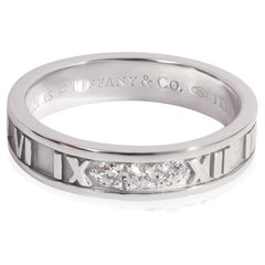 Tiffany & Co. Atlas Diamond Ring in 18K White Gold 0.19 CTW