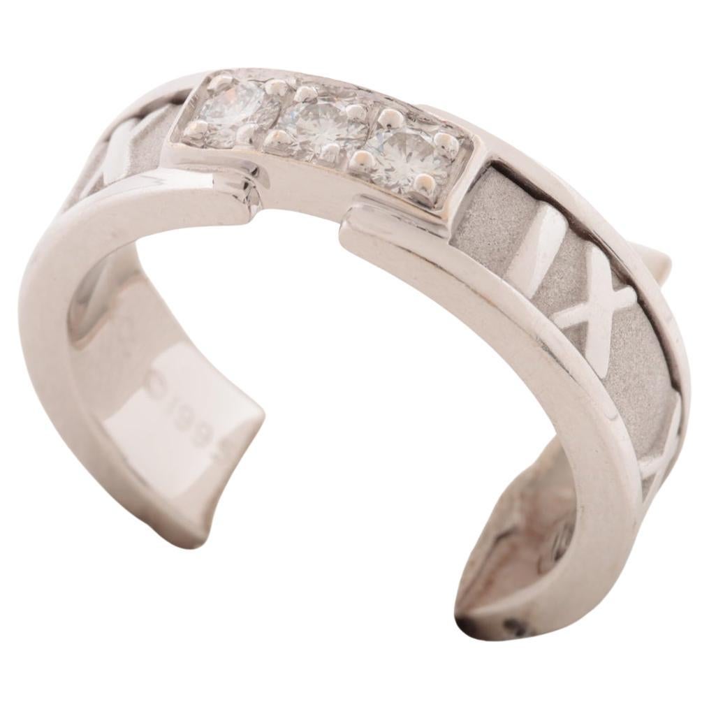 Tiffany & Co. Atlas Diamond Ring White Gold