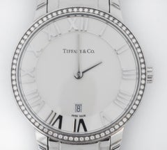 Tiffany & Co. Atlas Diamond Stainless Steel Watch