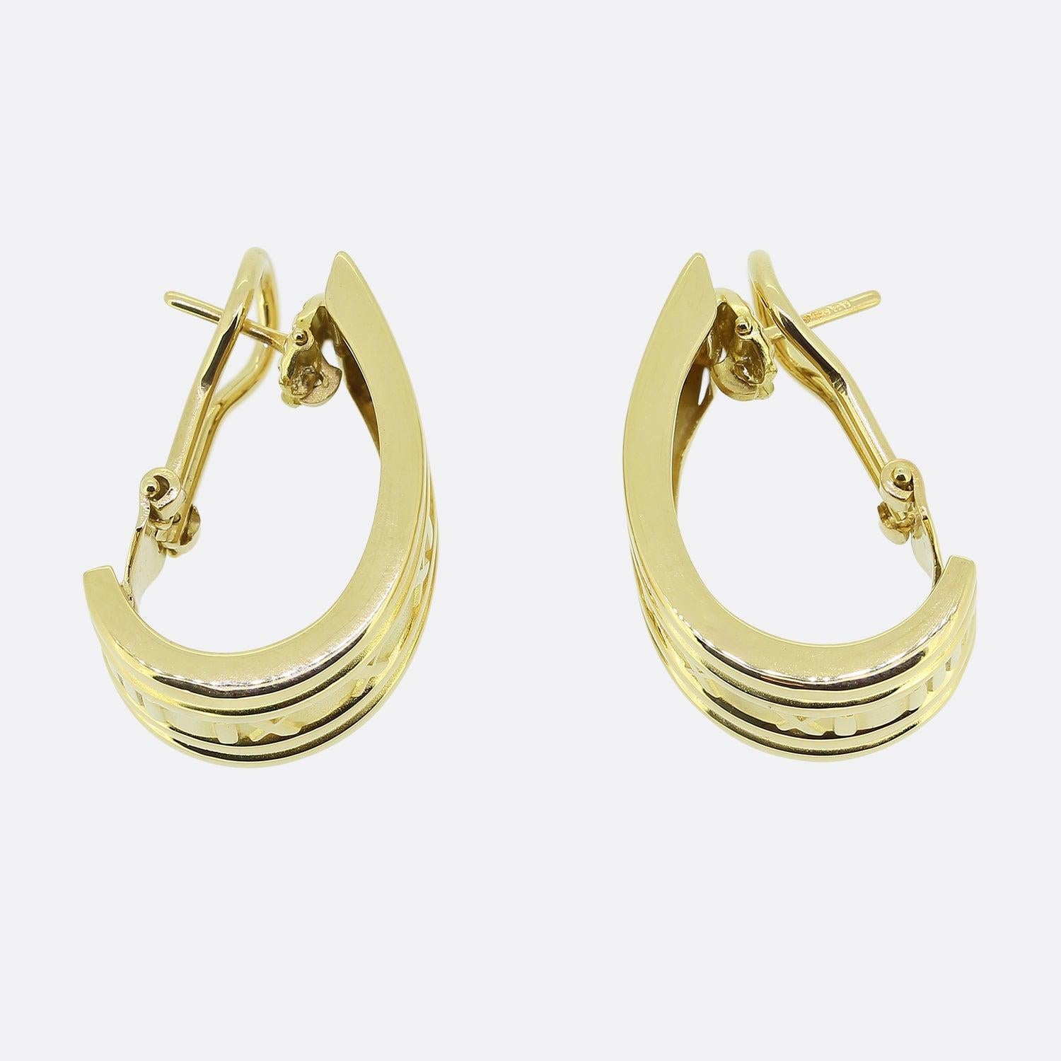 Tiffany & Co. Atlas Earrings In Good Condition For Sale In London, GB