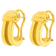 Tiffany & Co. Atlas Gold Earrings