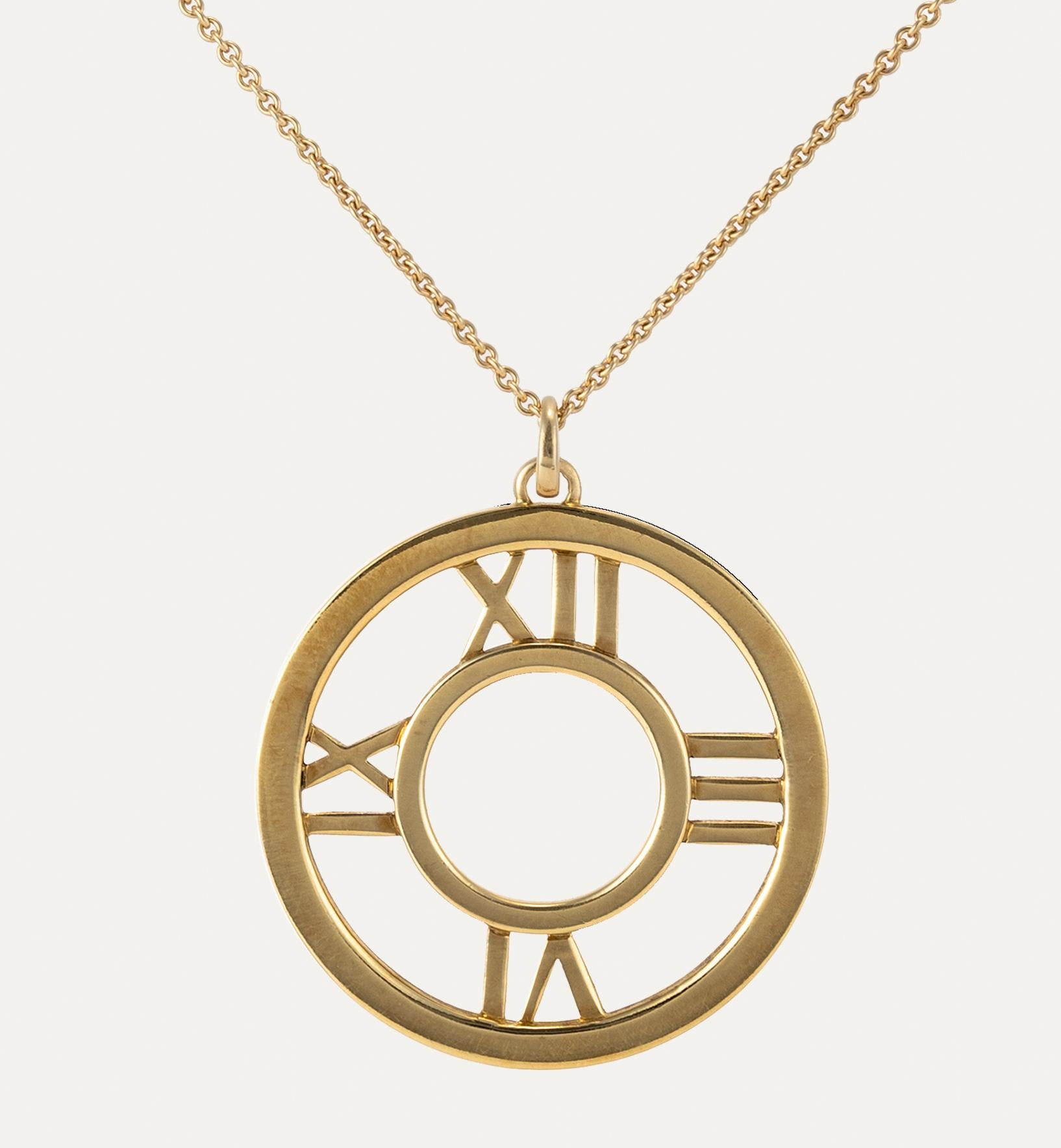 Tiffany & Co. Collier Atlas en or Unisexe en vente