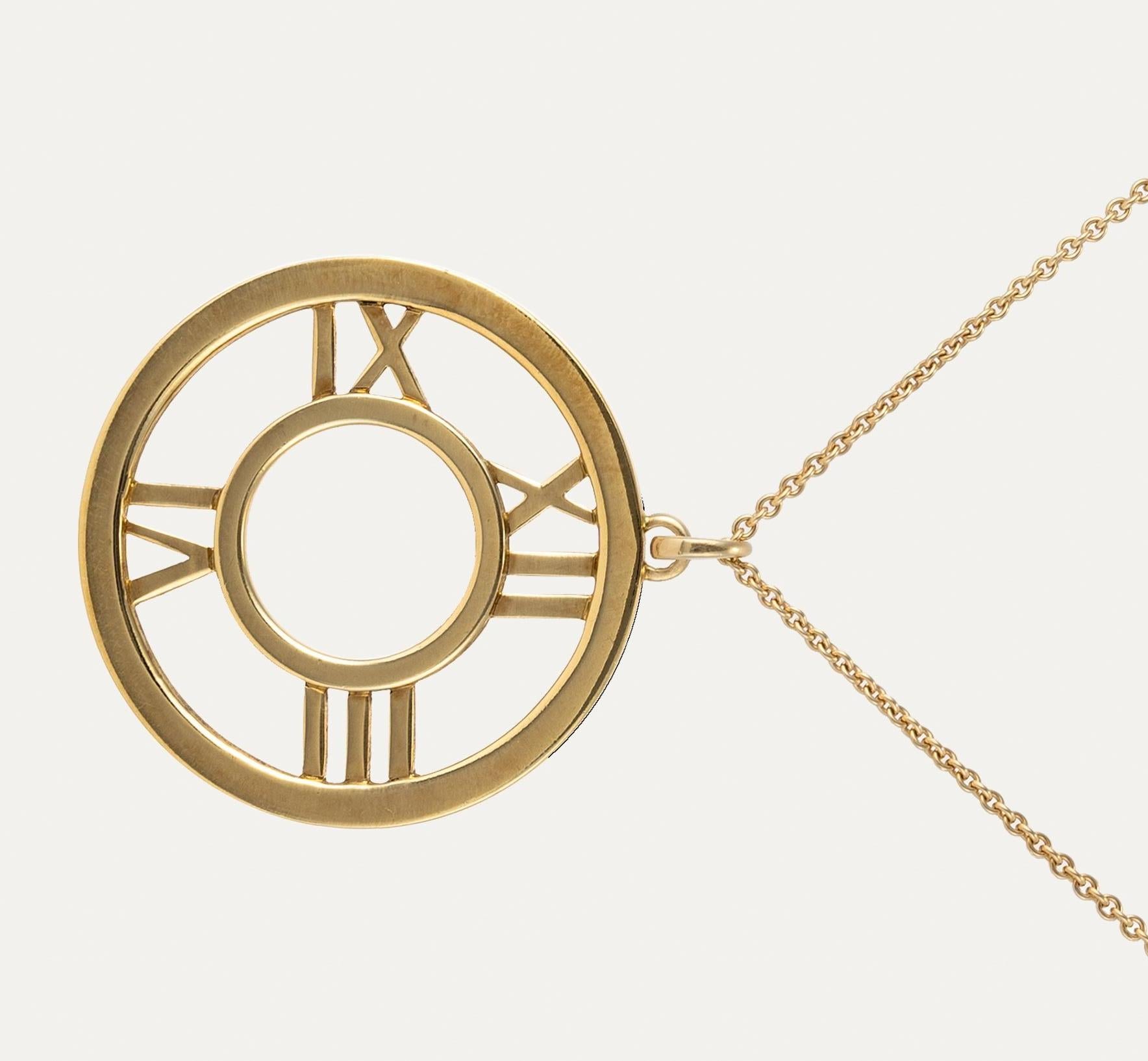 Tiffany & Co. Collier Atlas en or en vente 1