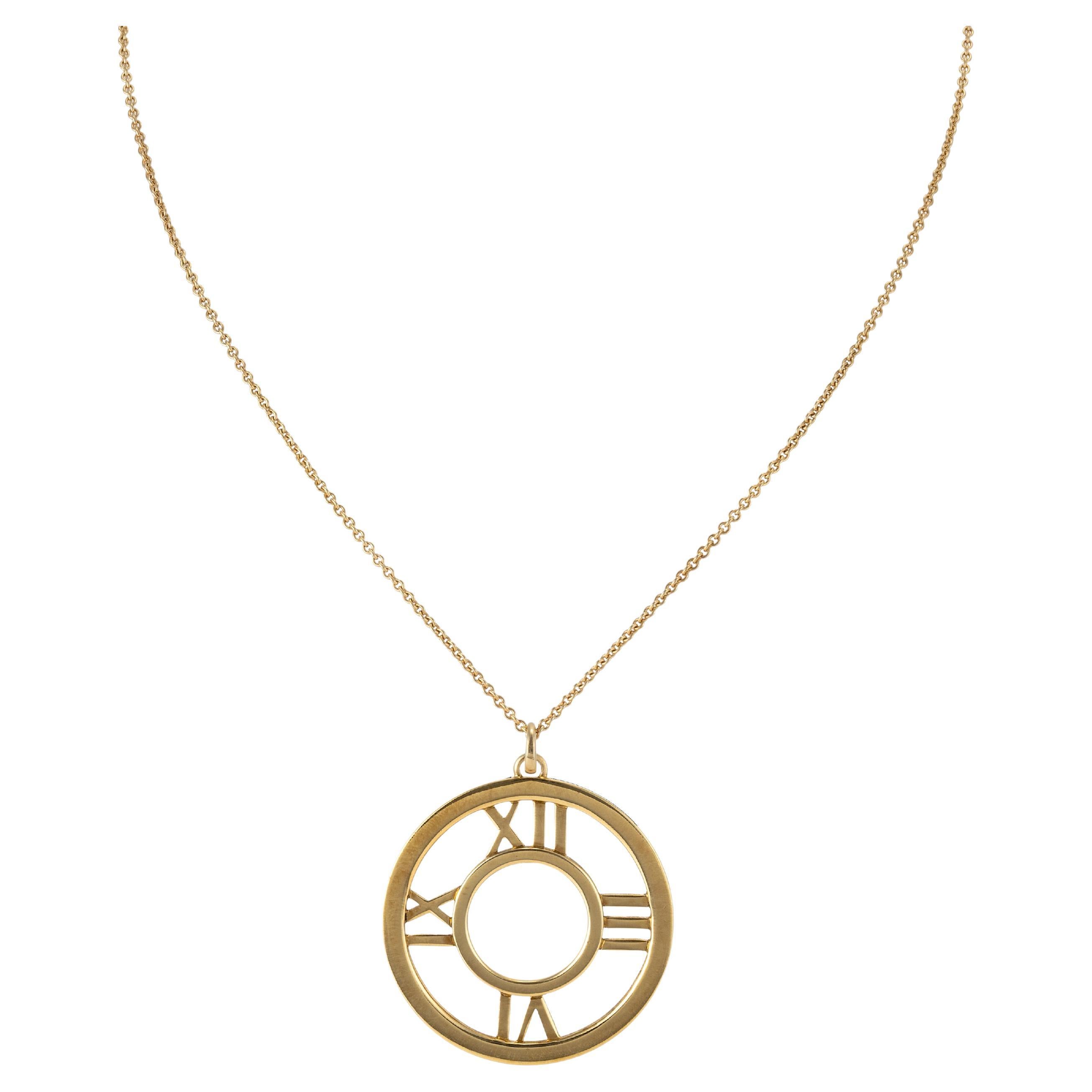 Tiffany & Co. Collier Atlas en or en vente