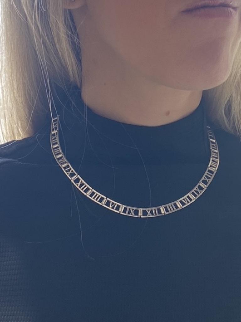 tiffany roman numeral necklace