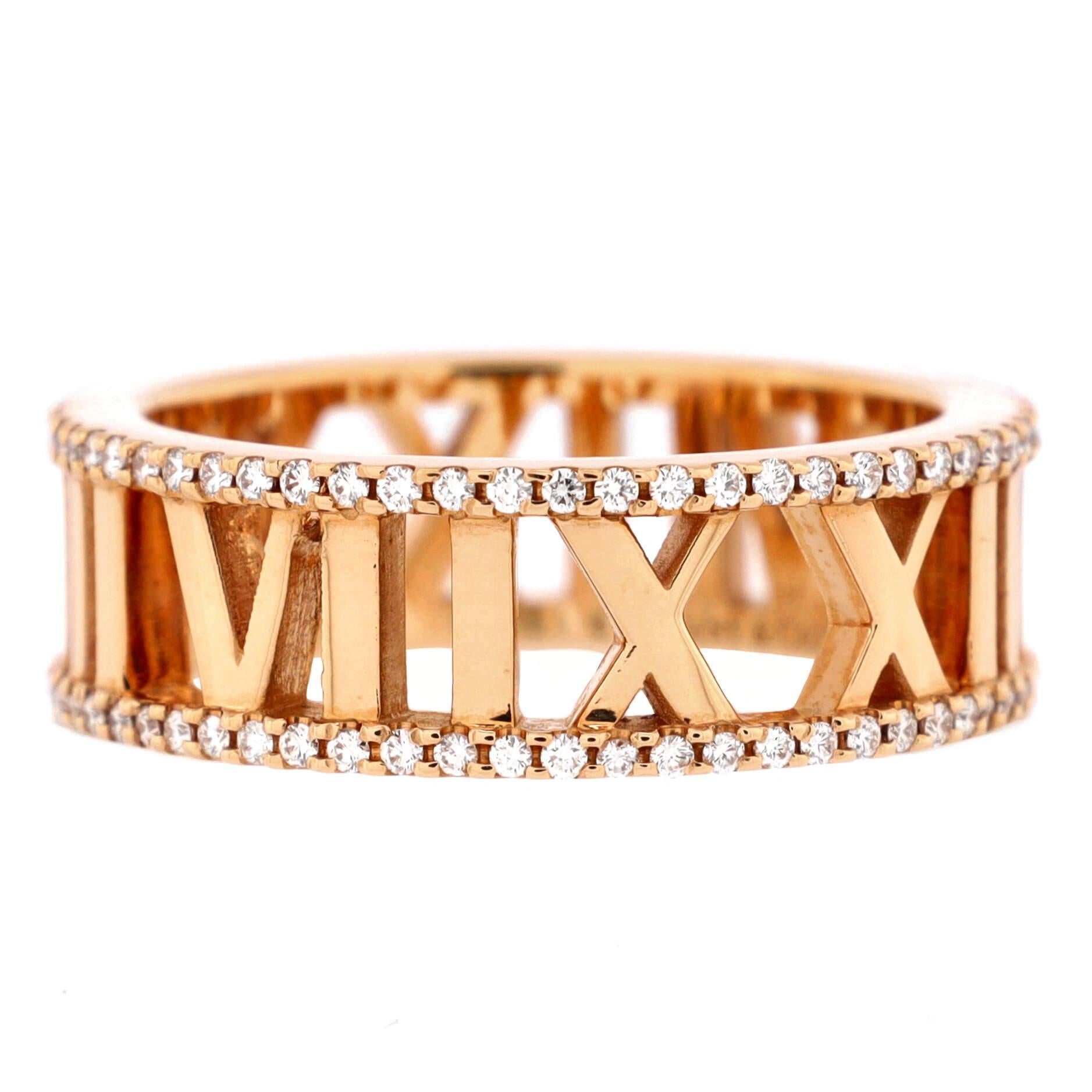 Condition: Great. Minor wear throughout.
Accessories: No Accessories
Measurements: Size: 7, Width: 7.00 mm
Designer: Tiffany & Co.
Model: Atlas Open Ring 18K Rose Gold with Diamond 7mm
Exterior Color: Rose Gold
Item Number: 211831/13