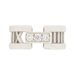 Tiffany & Co. ‘Atlas’ Open Style Three-Stone Diamond Ring