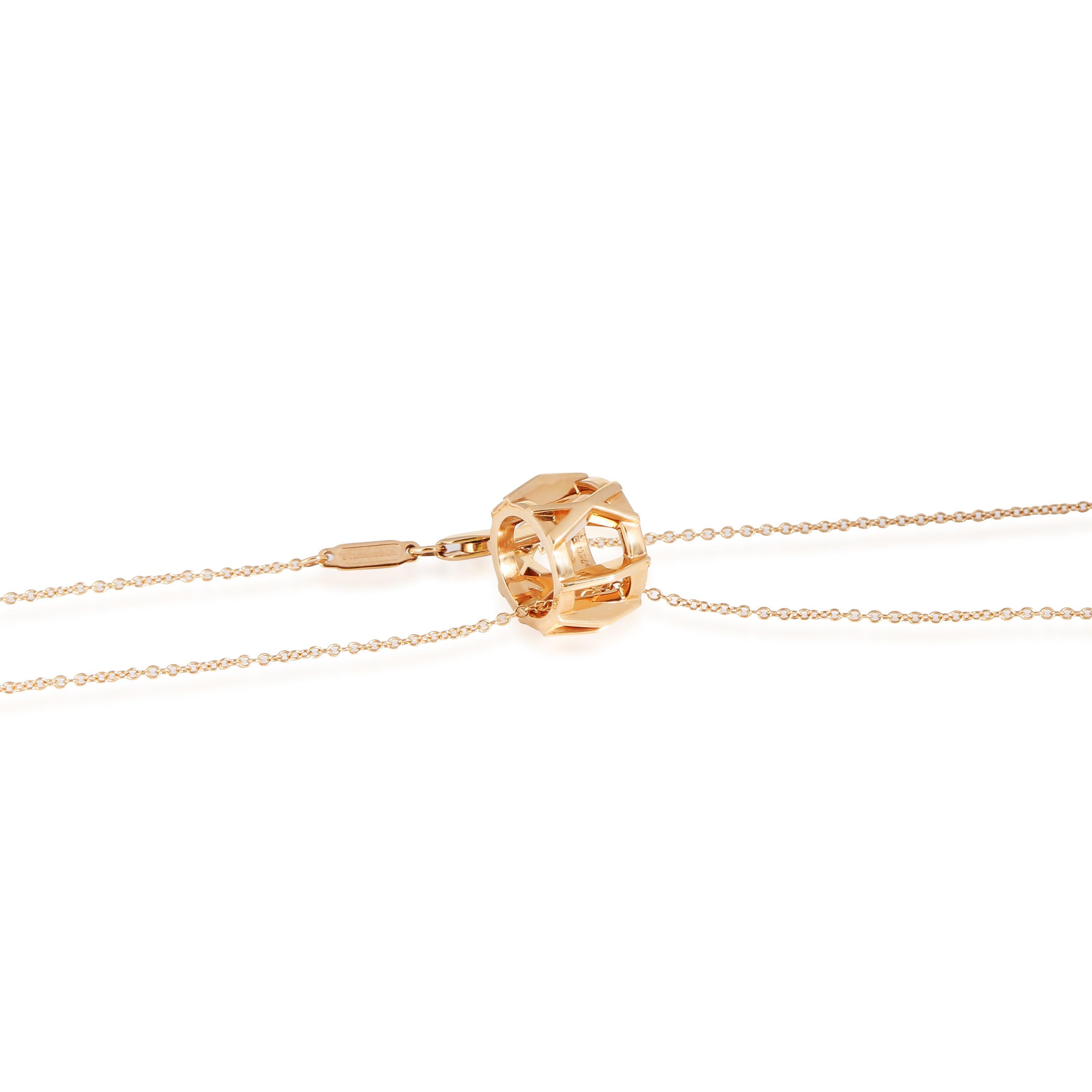 da uomo o donna Tiffany & Co. Ciondolo Atlas in oro rosa 18 carati in vendita