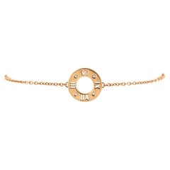 Tiffany & Co. Atlas durchbrochenes Kettenarmband aus 18 Karat Roségold mit Diamanten