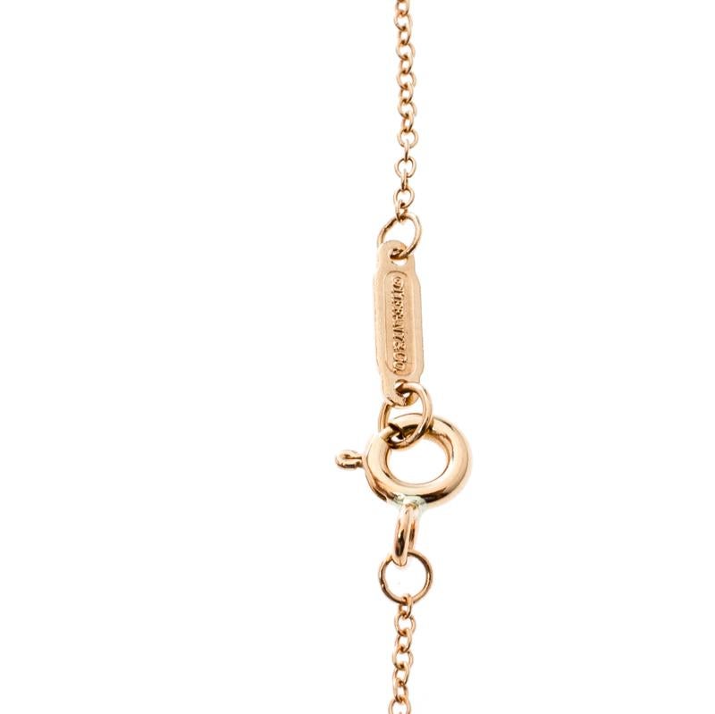 tiffany atlas necklace rose gold