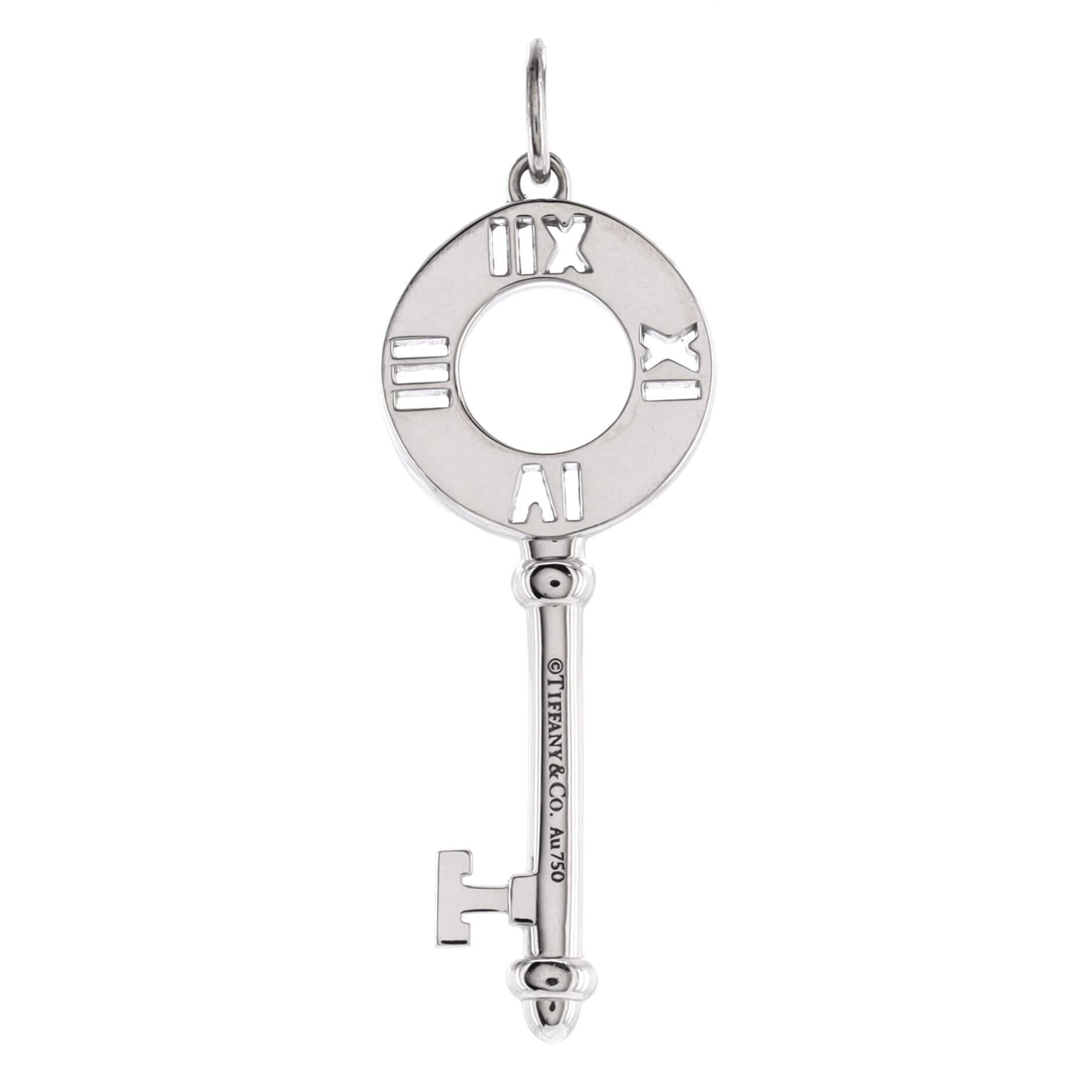 tiffany atlas key necklace