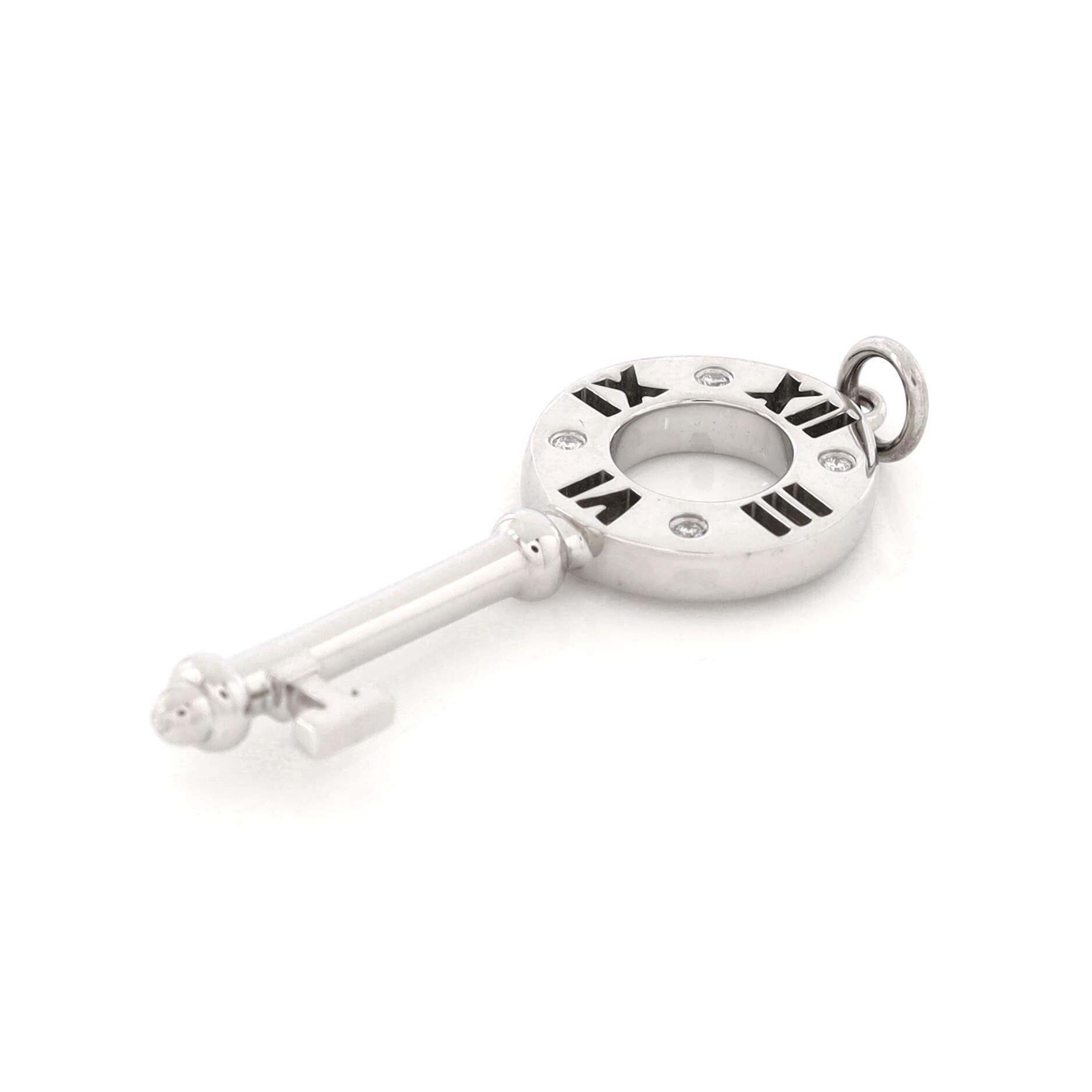 tiffany atlas key pendant