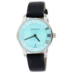 Tiffany & Co. Montre pour femmes Atlas en acier inoxydable