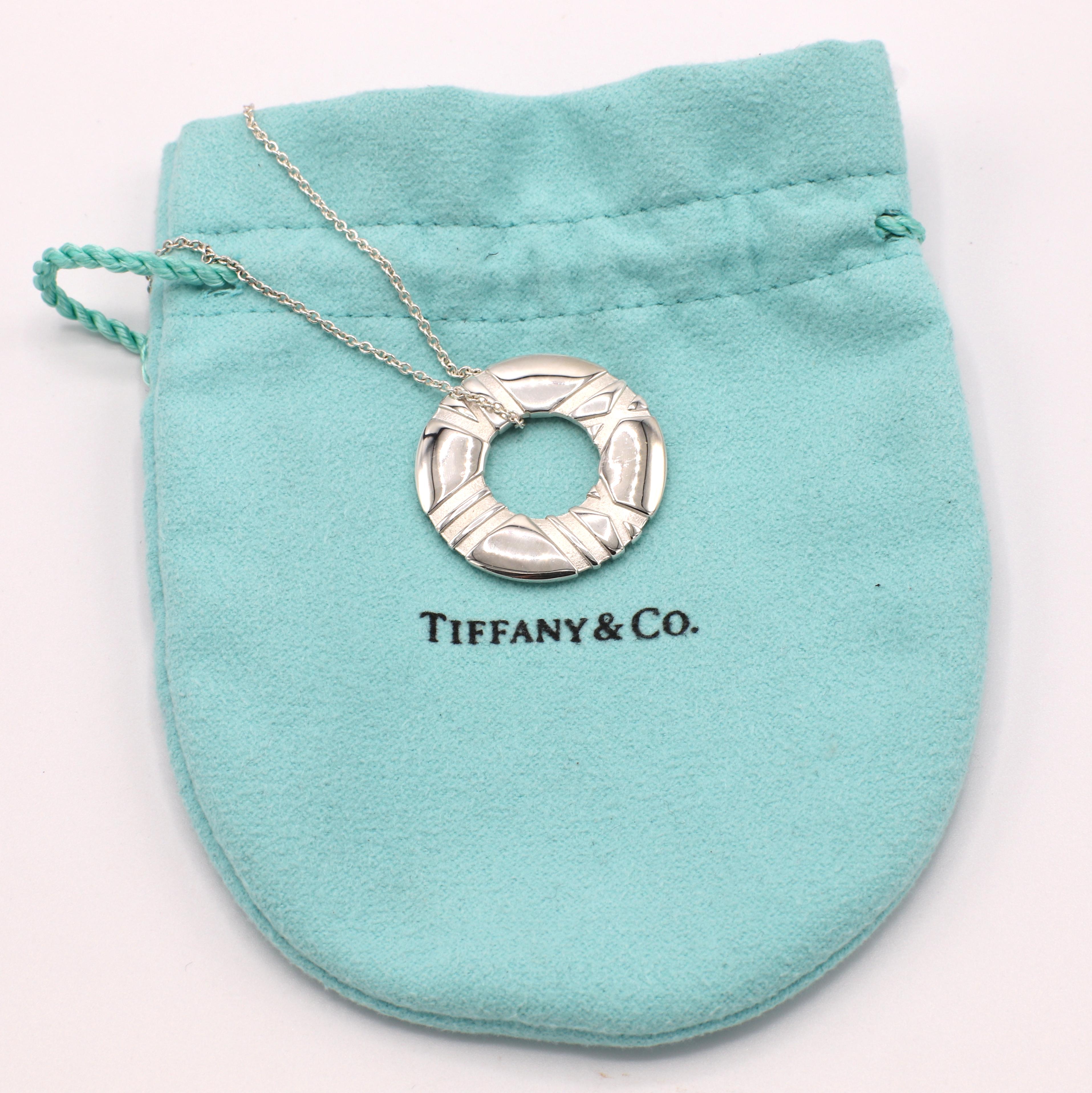 tiffany circle necklace