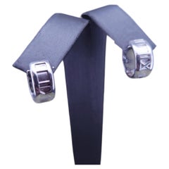 Tiffany & Co Atlas Sterling Silver Earring