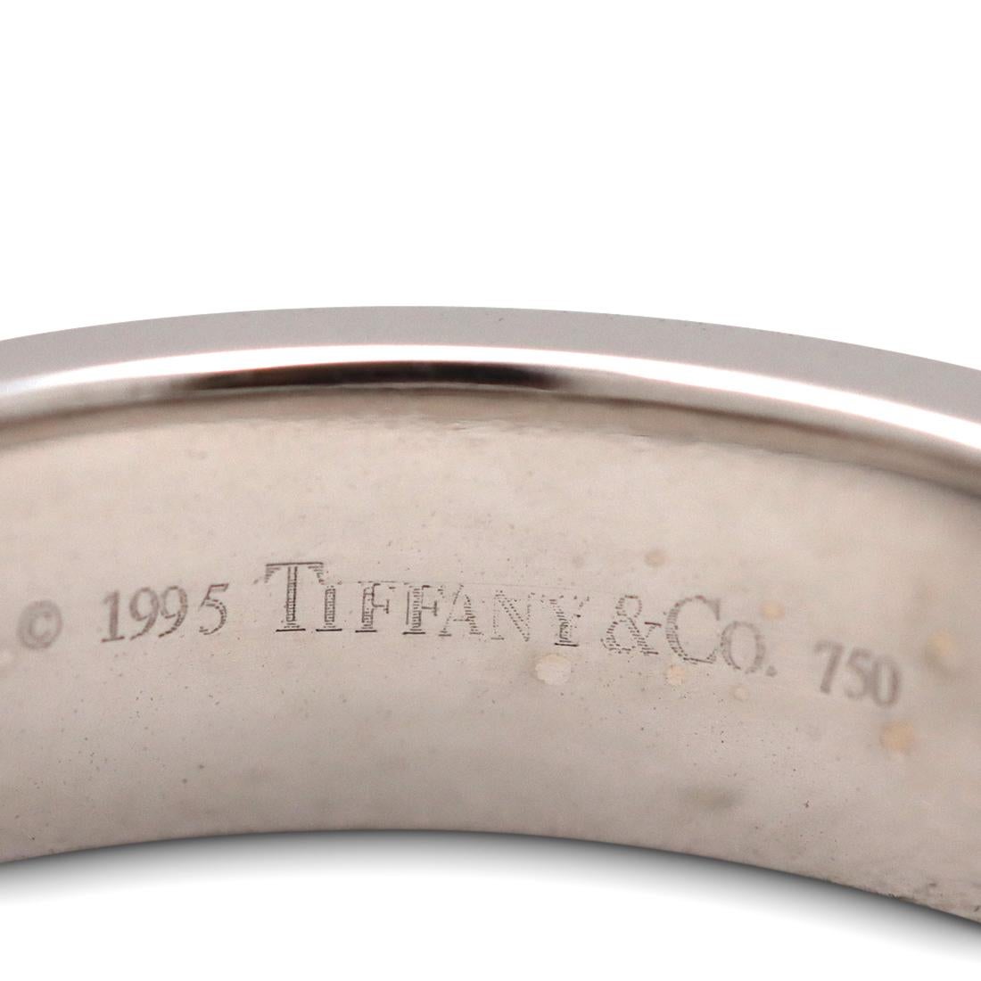 Brilliant Cut Tiffany & Co. 'Atlas' White Gold Diamond Ring