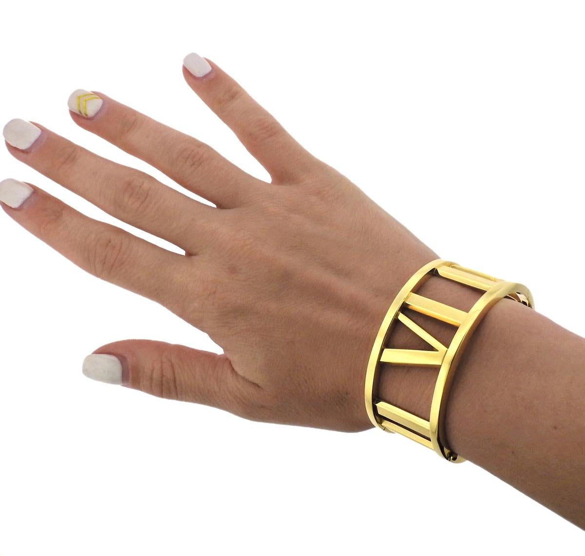 Women's Tiffany & Co. Atlas Wide Gold Bracelet