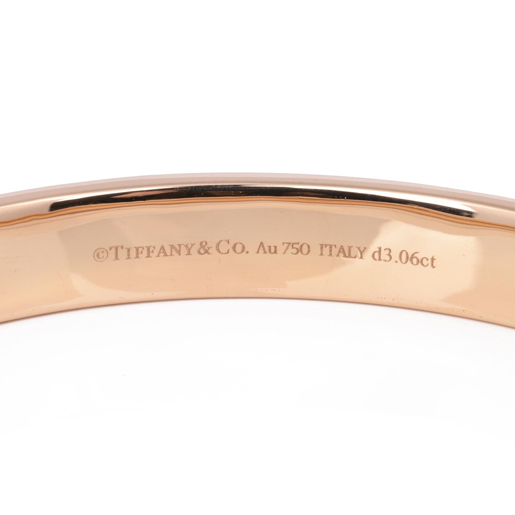 Tiffany & Co. Atlas X Closed Wide Hinged Bangle In Excellent Condition In Bishop's Stortford, Hertfordshire