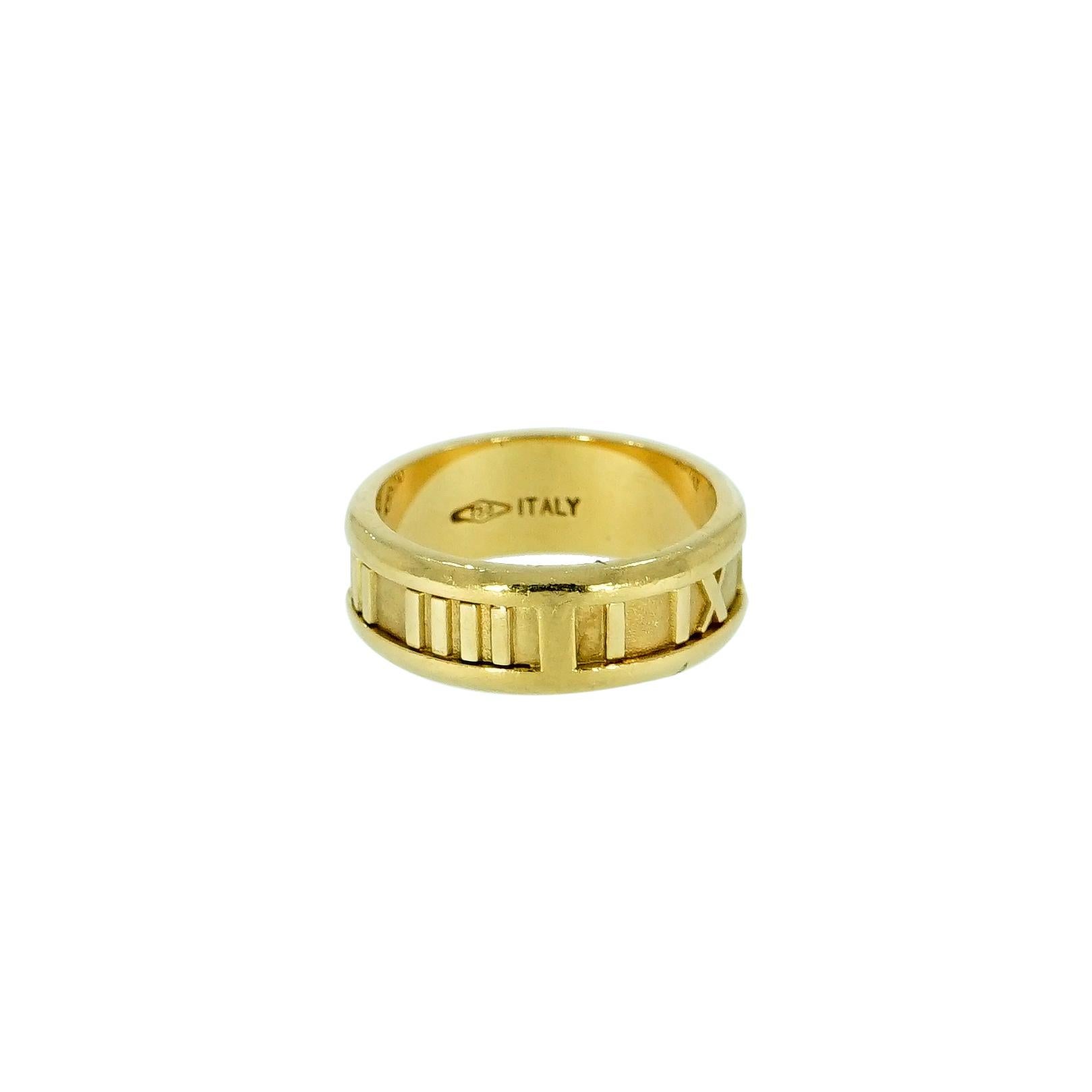 Tiffany & Co. Atlas Yellow Gold Band 1