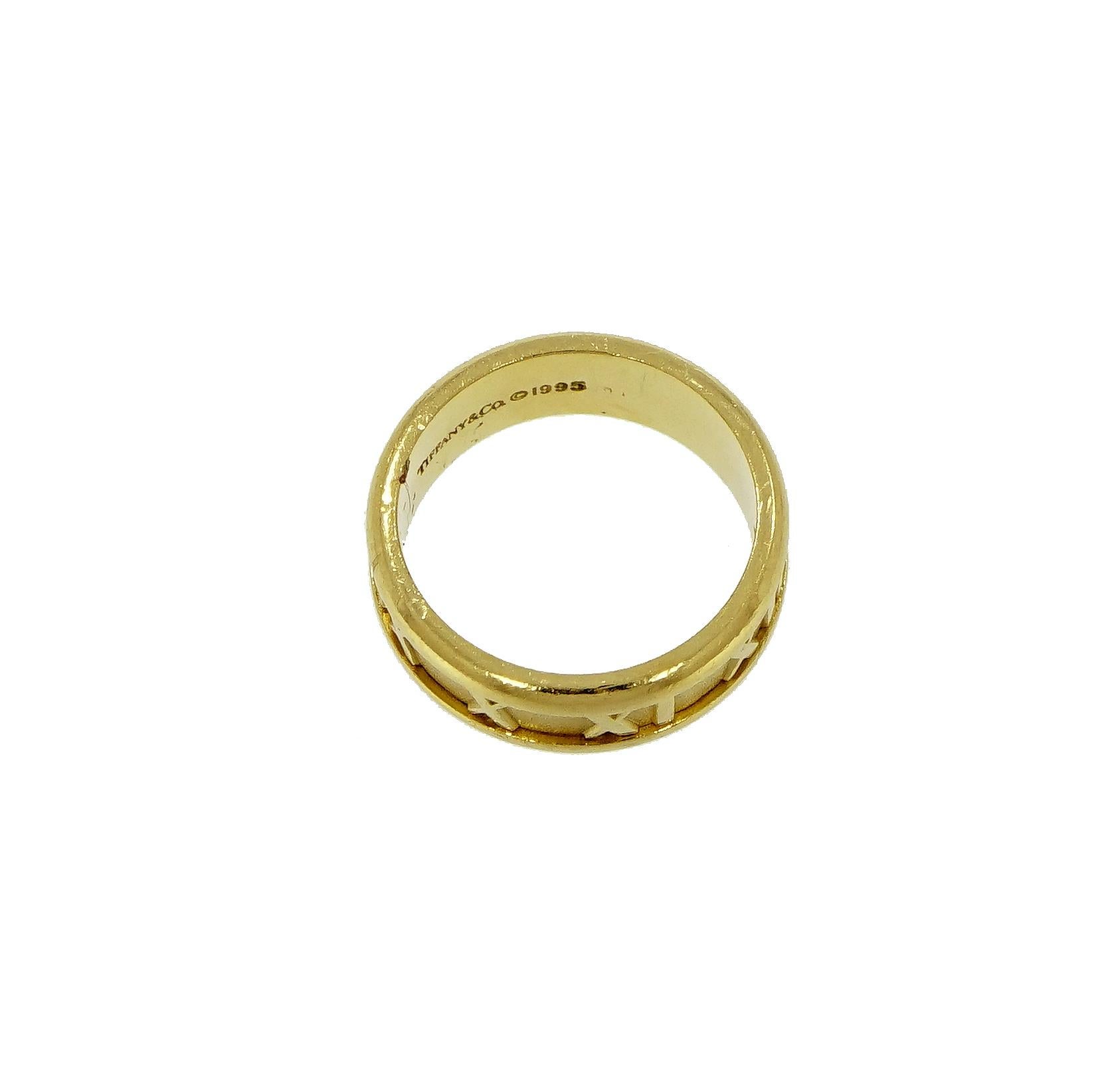 Tiffany & Co. Atlas Yellow Gold Band 2