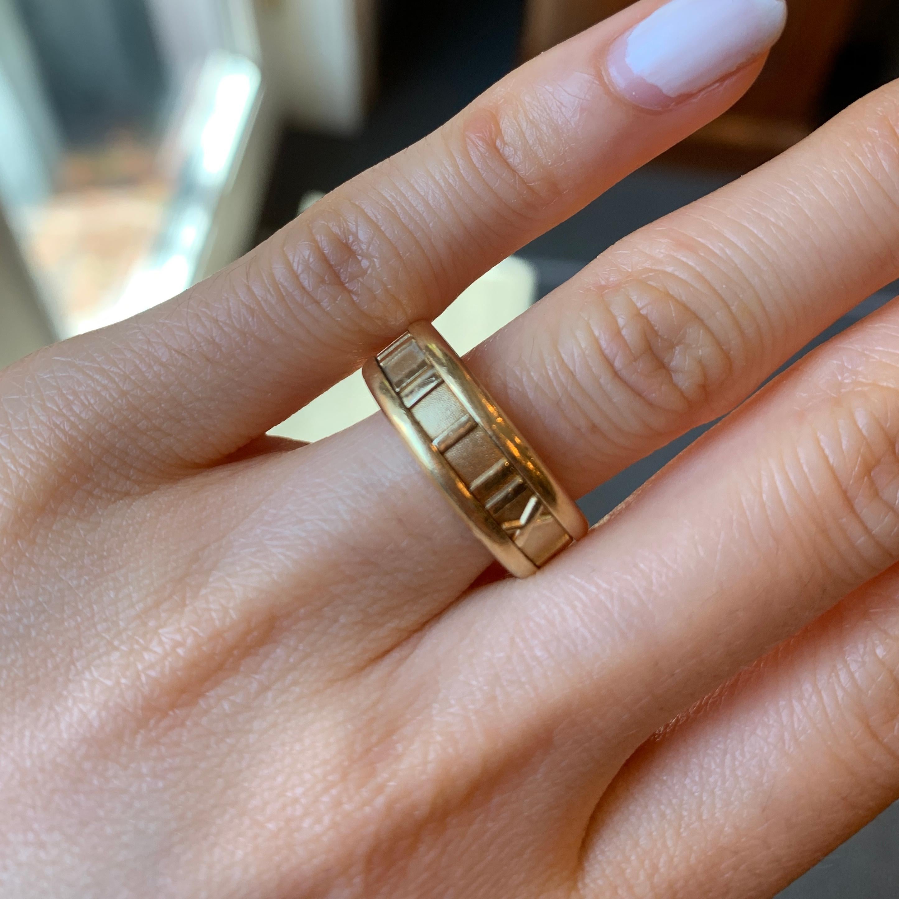 Tiffany & Co. Atlas Yellow Gold Band 3