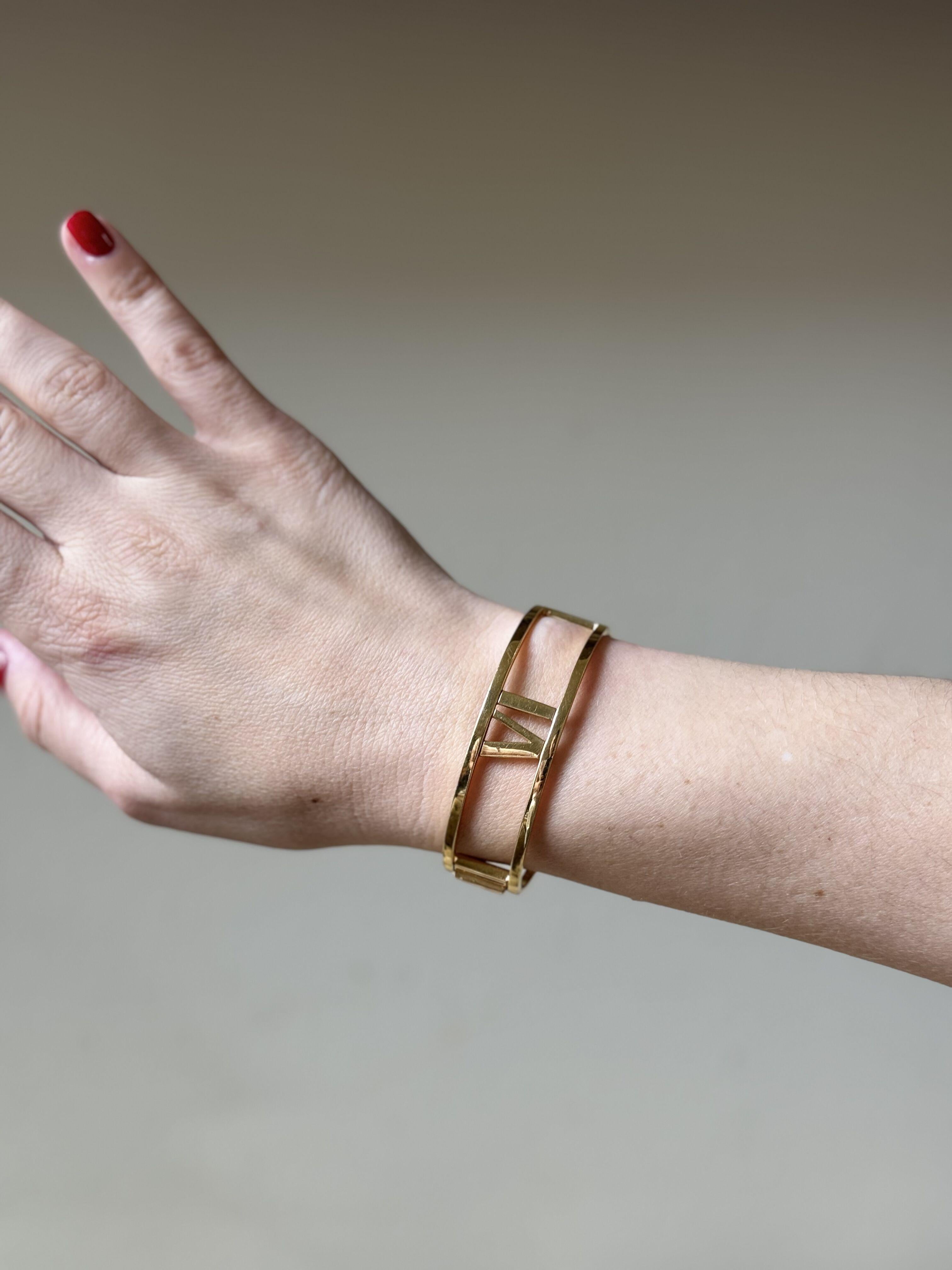 Tiffany & Co. Atlas Gelbgold-Armspange Armband 3